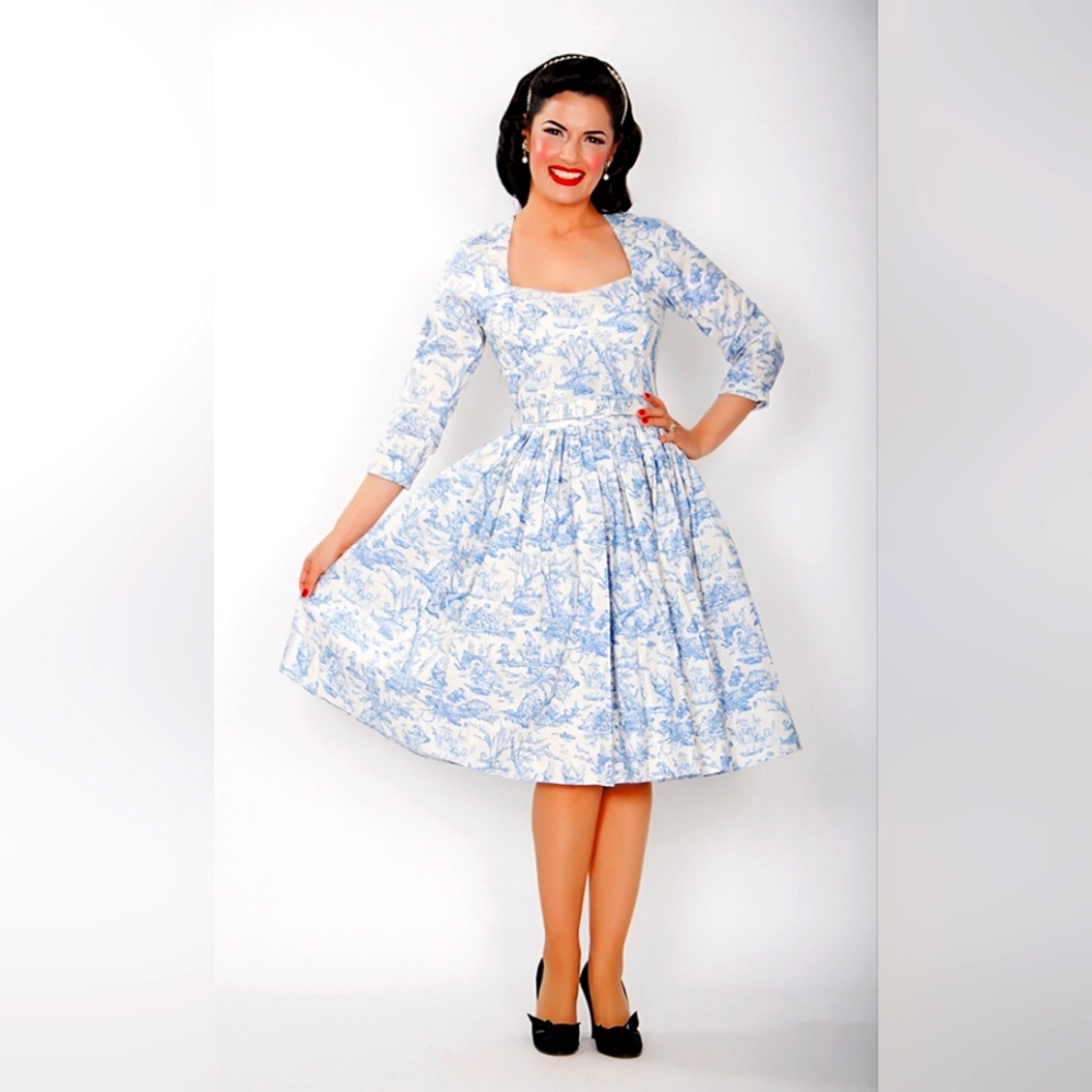 Bernie Dexter Blue Toile Katie (PLEASE READ DETAILS)